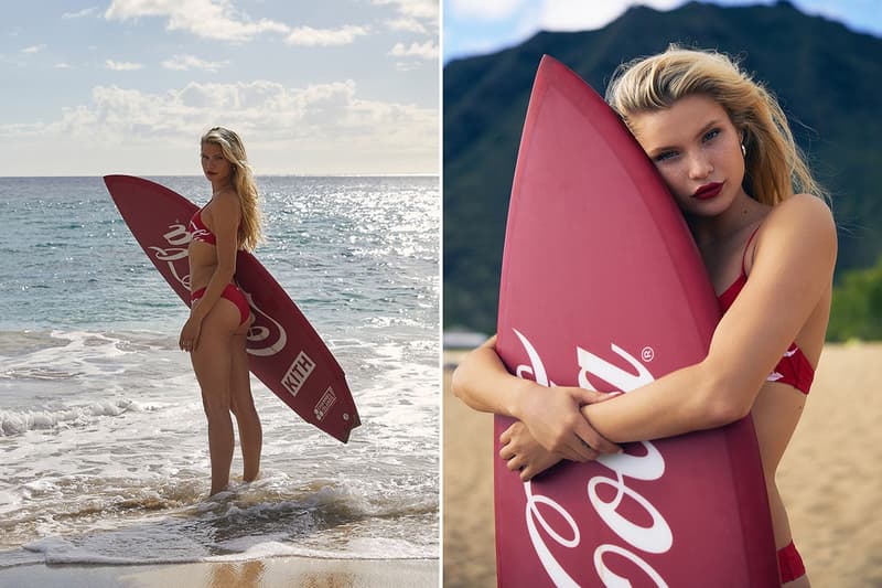 KITH x Coca-Cola Capsule Lookbook Release Mitchell & Ness Orlebar Brown Golden Bear Garrett Leight Channel Island ronnie fieg