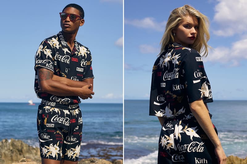 KITH x Coca-Cola Capsule Lookbook Release Mitchell & Ness Orlebar Brown Golden Bear Garrett Leight Channel Island ronnie fieg