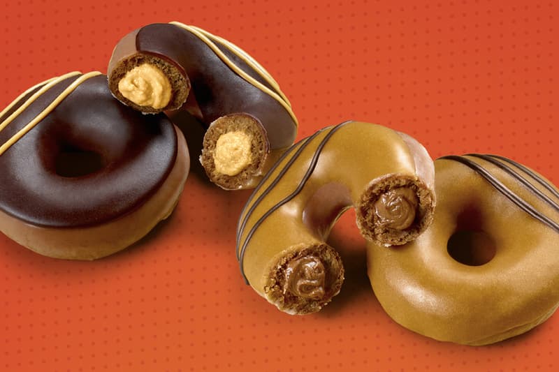 Reese's Krispy Kreme Doughnuts Announcement Release Info Date Location Chocolate Peanut Butter Lovers Original Filled
