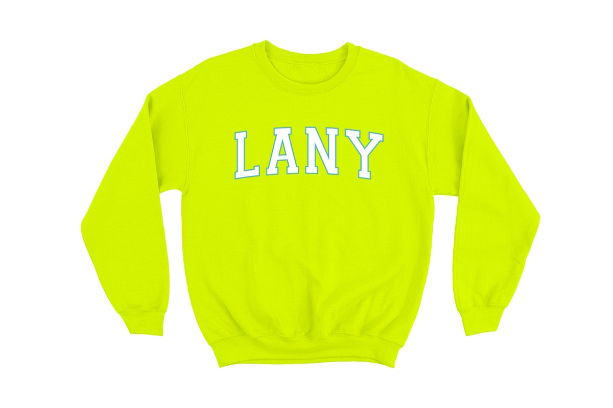 LANY NUBIAN Tokyo Harajuku Merch Pop-Up Announcement beanie earring sweater pullover t shirt crewneck