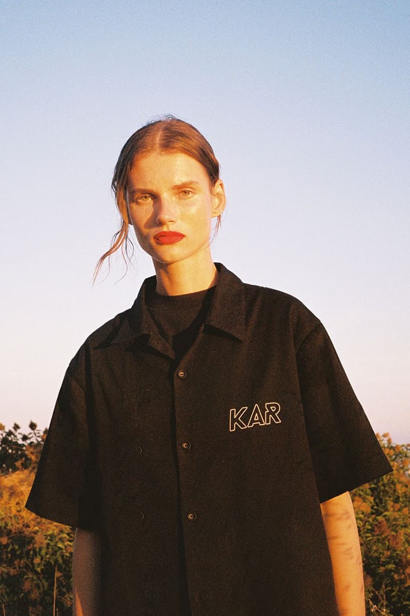 L'Art De l'Automobile Dover Street Market Los Angles LA Capsule Collection Collaboration Lookbook COMME des GARÇONS T-Shirt Air Freshener Crewneck Keychain Sticker Pack Drive in Theatre