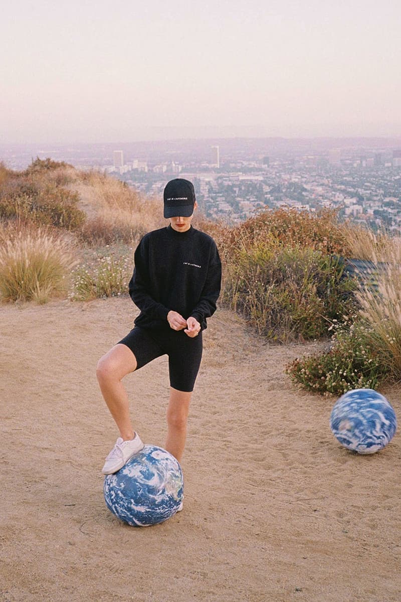 L'Art De l'Automobile Dover Street Market Los Angles LA Capsule Collection Collaboration Lookbook COMME des GARÇONS T-Shirt Air Freshener Crewneck Keychain Sticker Pack Drive in Theatre