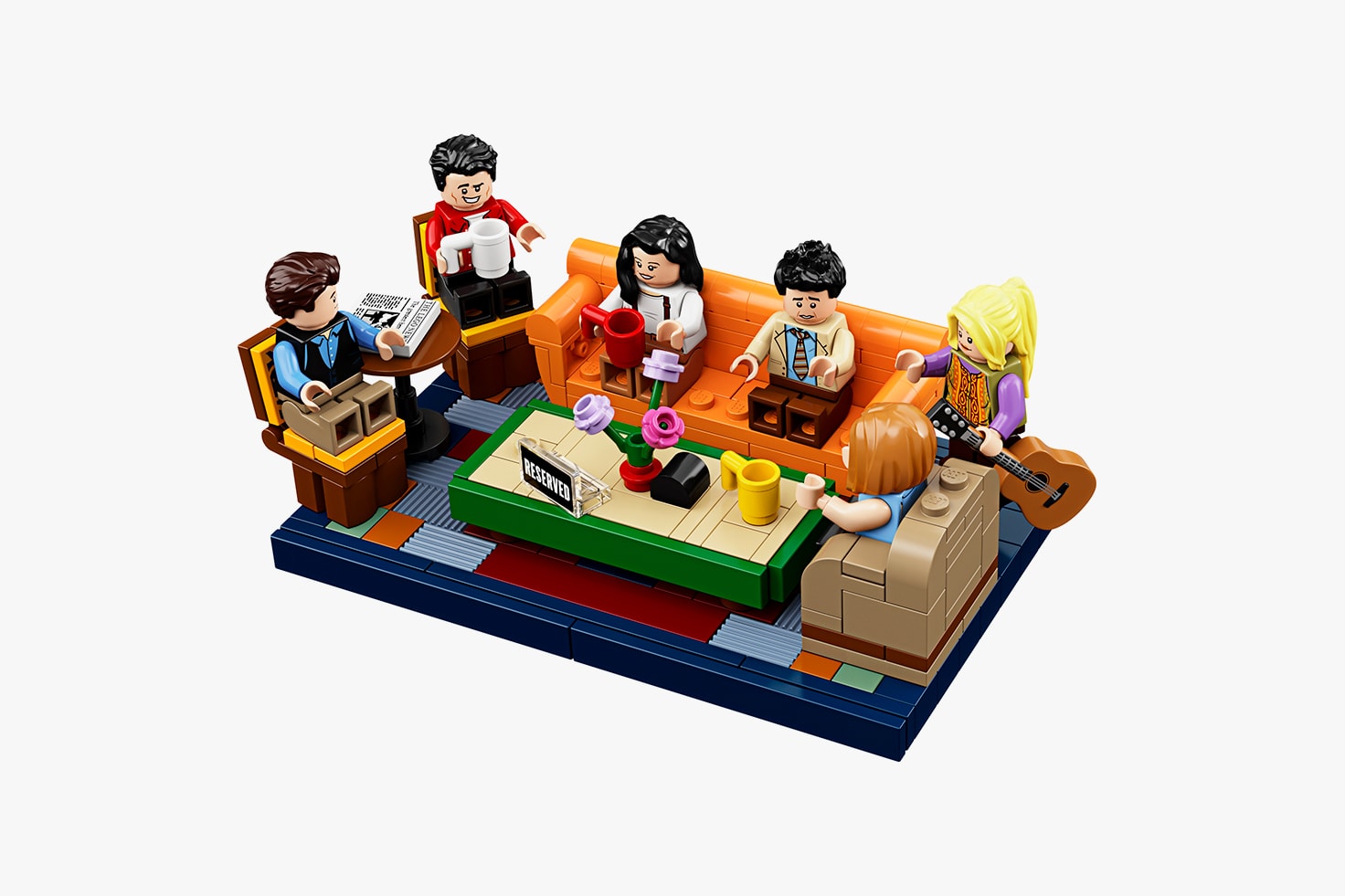 LEGO Friends Central Perk TV Set Release Info 90s television sitcom ross rachel chandler joe monica gunther toys replica collectibles 