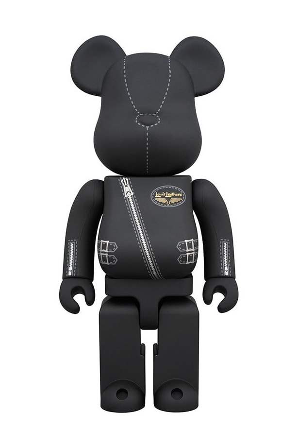 Lewis Leathers BE@RBRICK Collaboration MEDICOM TOY PLUS Leather Black 
