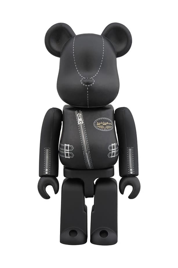 Lewis Leathers BE@RBRICK Collaboration MEDICOM TOY PLUS Leather Black
