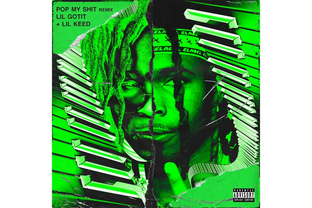 Lil Gotit "Pop My Shit" Featuring Lil Keed Remix Spotify Apple Music Stream Rapper Trap Brothers Atlanta Georgia Hood Baby New Song 