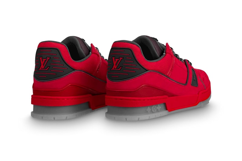 Louis Vuitton Drops Two Versions of LV 408 Sneakers rouge noir suede flannel calf leather low-top virgil abloh fall/winter 2019 buy now price release info 