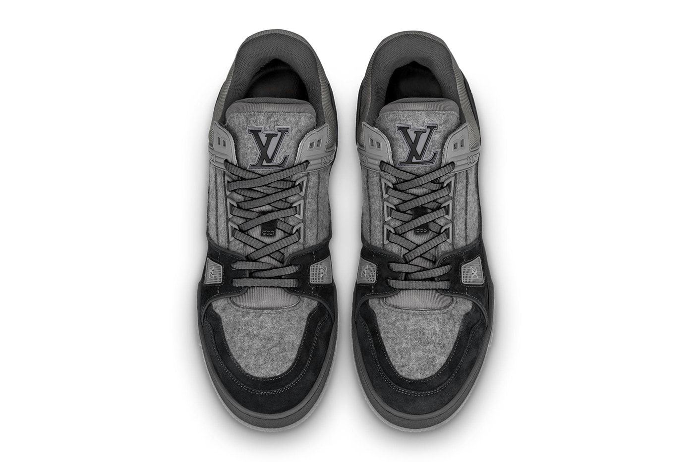 Louis Vuitton Drops Two Versions of LV 408 Sneakers rouge noir suede flannel calf leather low-top virgil abloh fall/winter 2019 buy now price release info 