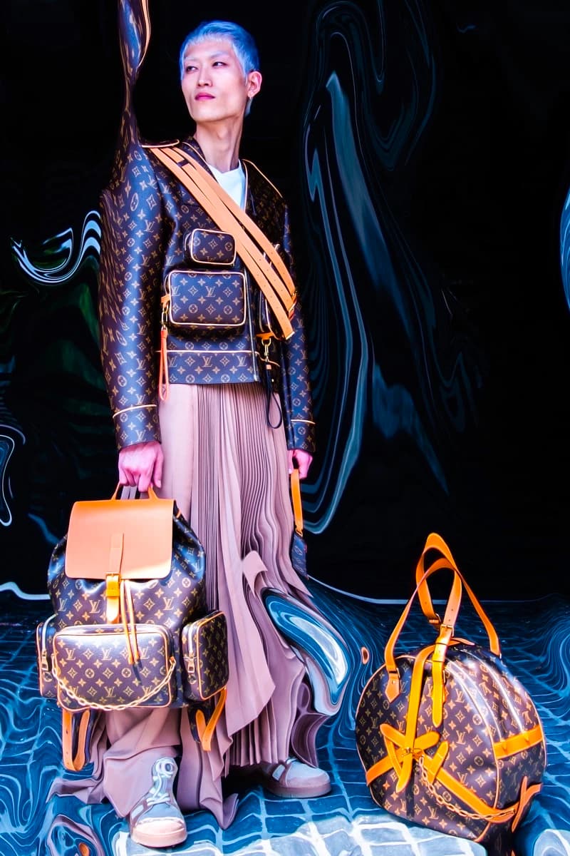 Louis Vuitton Men's Fall/Winter 2019 Campaign Kenta Cobayashi Virgil Abloh off-white prism bags monogram shop now collection