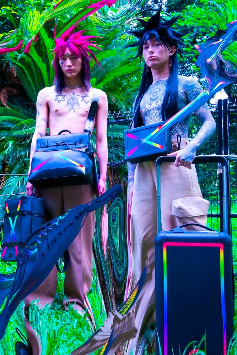 Louis Vuitton Men's Fall/Winter 2019 Campaign Kenta Cobayashi Virgil Abloh off-white prism bags monogram shop now collection 