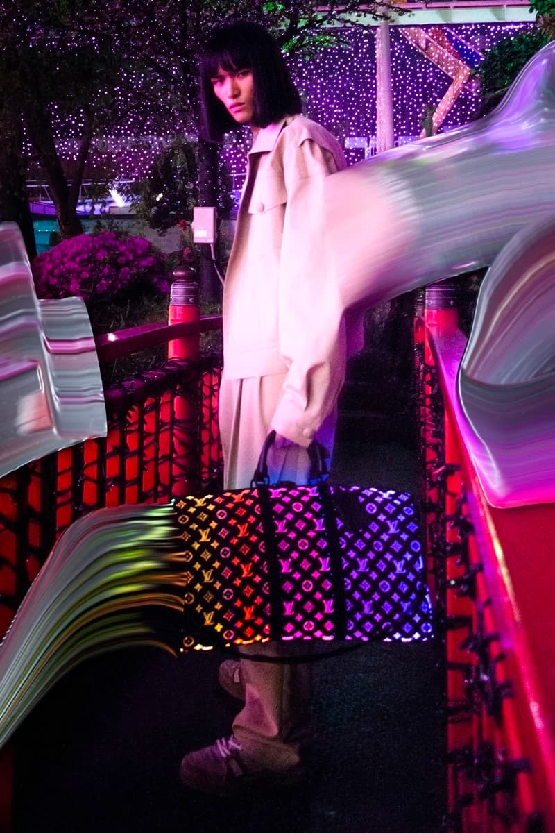 Louis Vuitton Men's Fall/Winter 2019 Campaign Kenta Cobayashi Virgil Abloh off-white prism bags monogram shop now collection