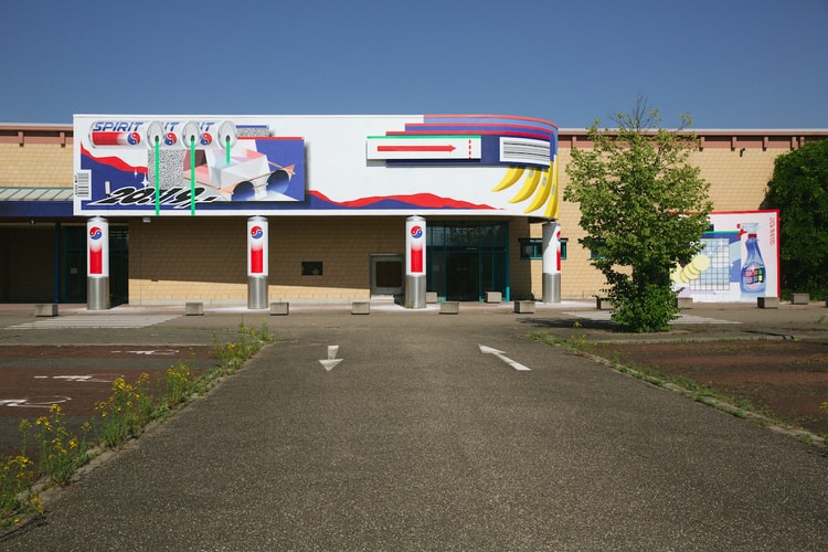 Low Bros Cover Deserted Supermarket with Retro-Futuristic Murals