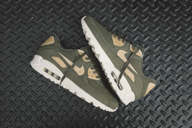 maharishi nike air max 90 maha olive colorway organic cotton release date pomegranate turmeric 