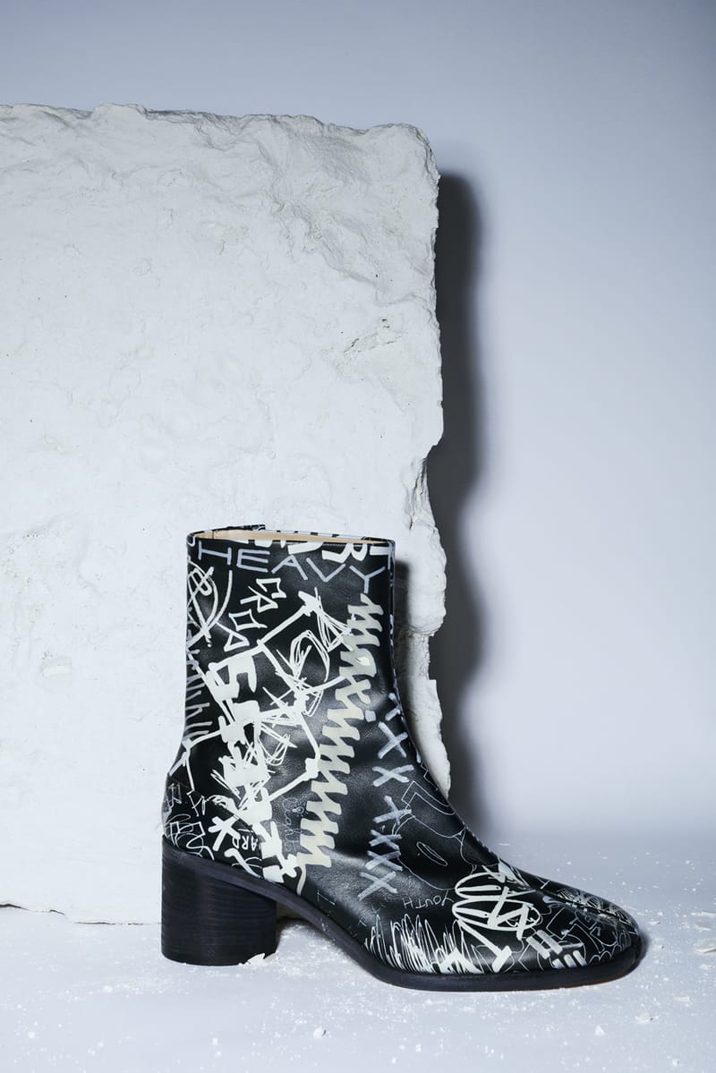 graffiti tabi boots