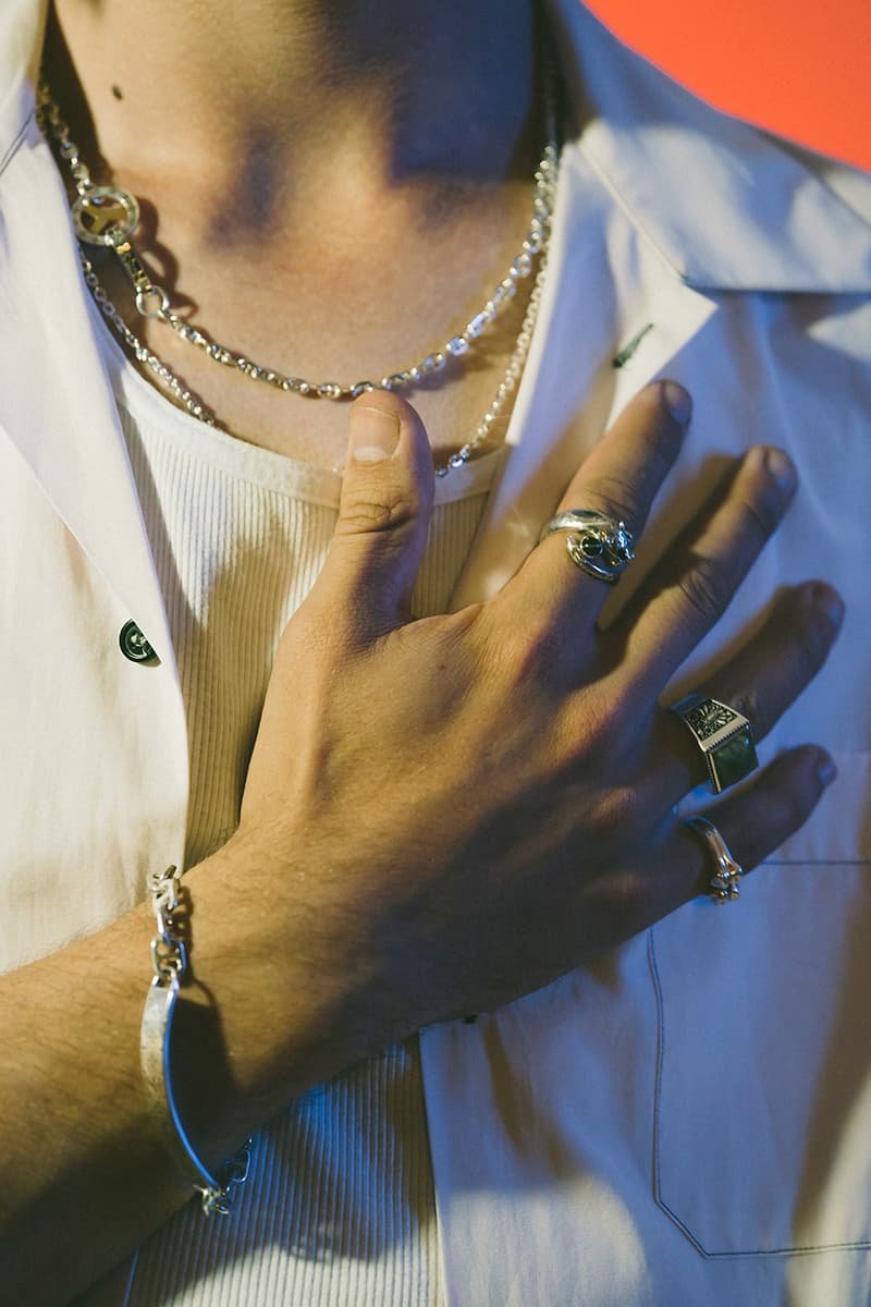 MAPLE Fall Winter 2019 Lookbook collection silver gold 925 14 nevermind signet tommy Bandana ID bracelet bone chains neacklace pendant accessories jewelry