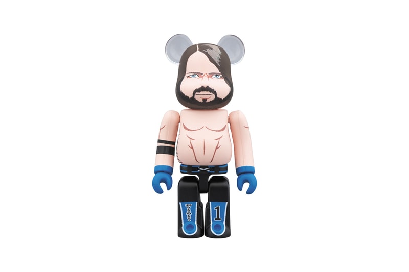 Medicom Toy BEARBRICK AJ Styles Shinsuke Nakajo wwe united states champion third reign professional world wrestling entertainment champion caricature depictions