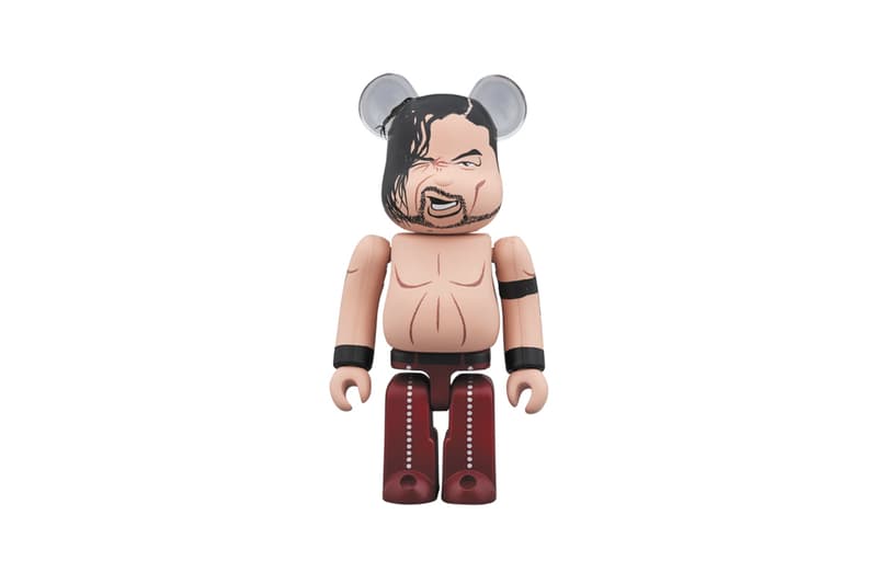 Medicom Toy BEARBRICK AJ Styles Shinsuke Nakajo wwe united states champion third reign professional world wrestling entertainment champion caricature depictions