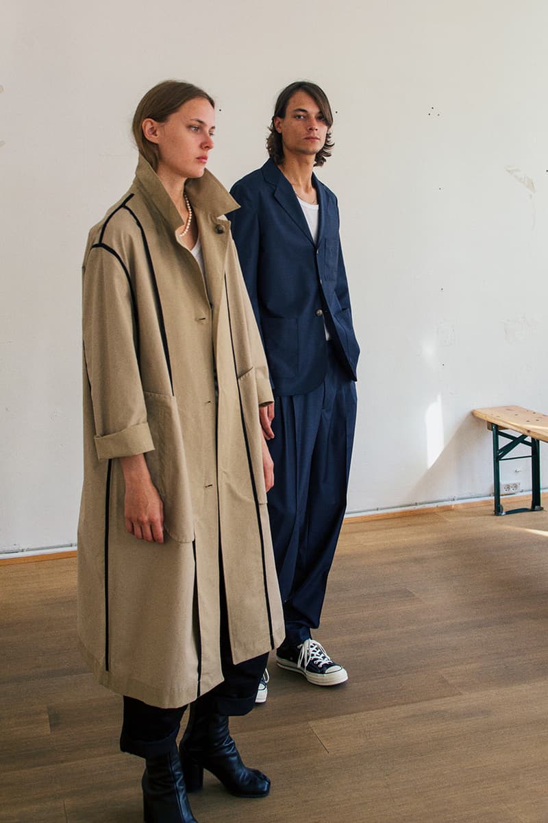 mfpen Spring Summer 2020 SS20 Runway Copenhagen Fashion Week Collection Images Report Winter Spring Transition Scandinavia Knitwear Coats Shirts Tailoring