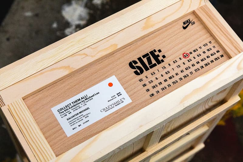 Michael Lau x Nike SB Blazer Low “Salvator Michael” closer look nike collaborations