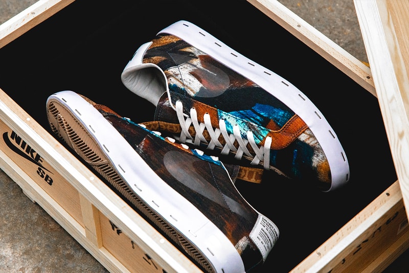 Michael Lau x Nike SB Blazer Low “Salvator Michael” closer look nike collaborations