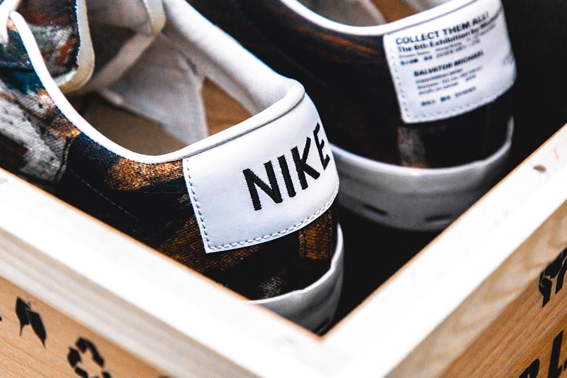 Michael Lau x Nike SB Blazer Low “Salvator Michael” closer look nike collaborations