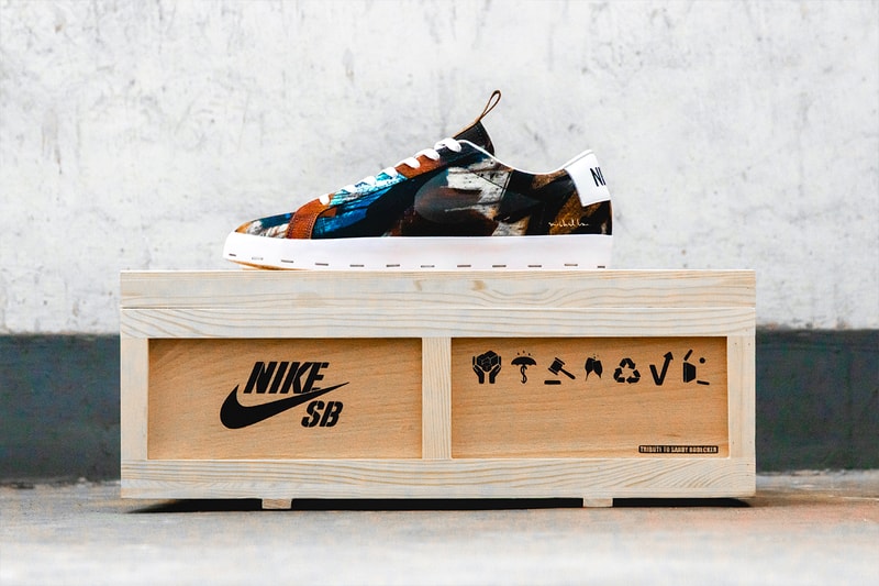Michael Lau x Nike SB Blazer Low “Salvator Michael” closer look nike collaborations