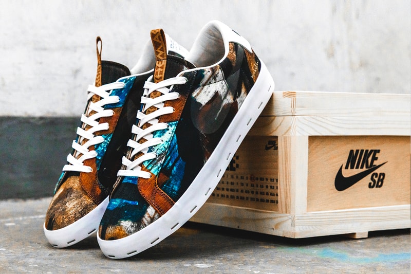 Michael Lau x Nike SB Blazer Low “Salvator Michael” closer look nike collaborations