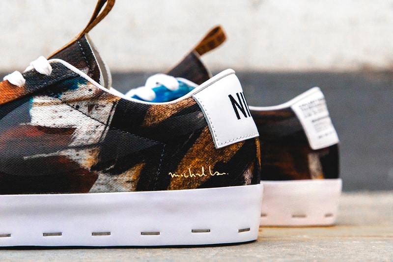Michael Lau x Nike SB Blazer Low “Salvator Michael” closer look nike collaborations