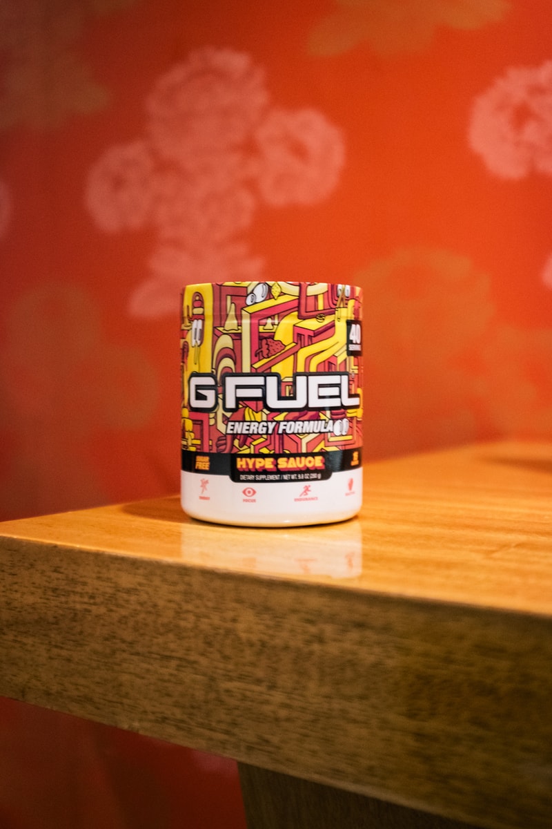 Mike Perry x G FUEL Debut HYPESAUCE Flavor strawberry lemonade art cartoon
