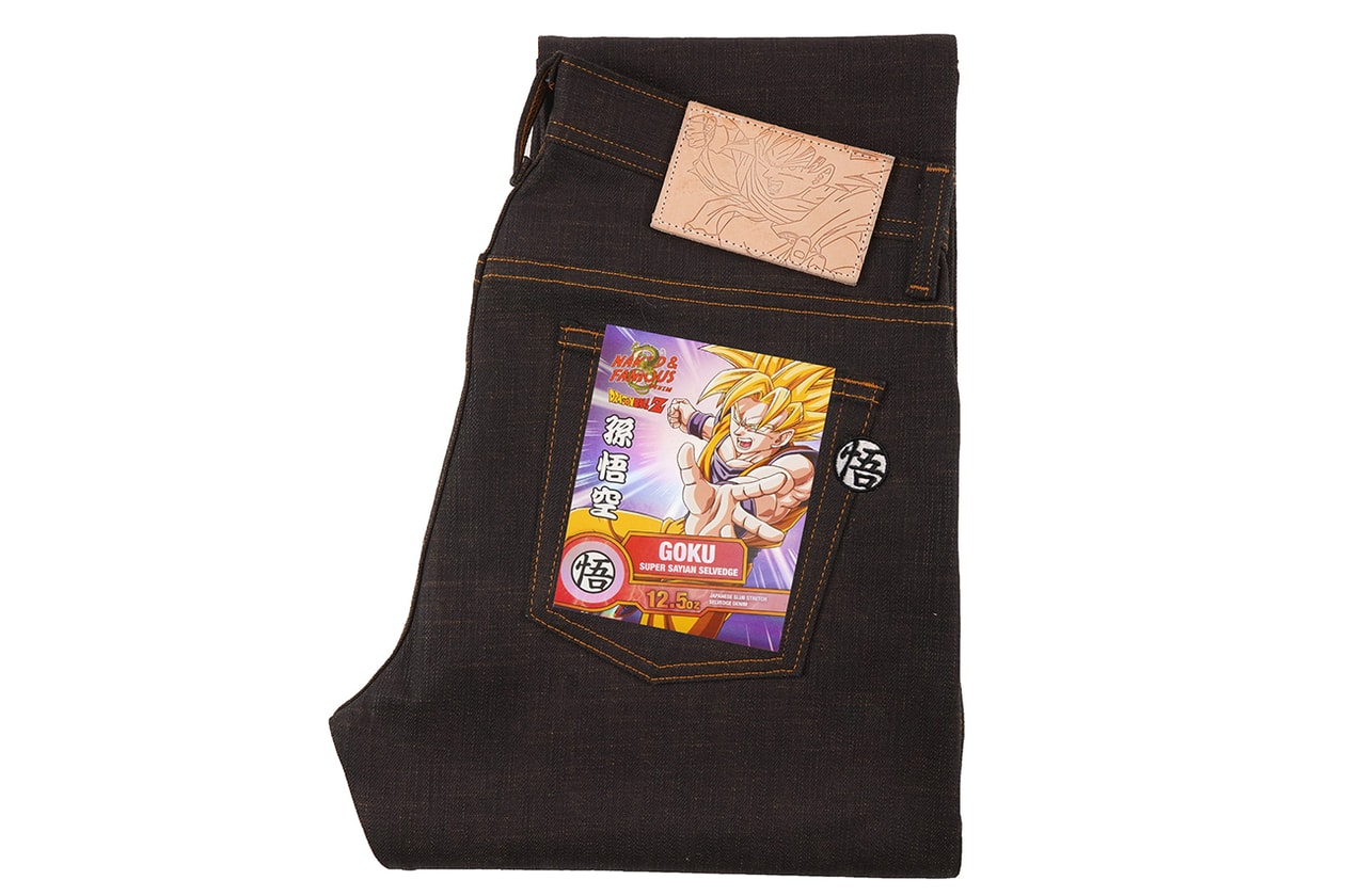 'Dragon Ball Z' x Naked & Famous Denim Collaboration capsule super saiyan kakarot goku vegeta trunks cell september 11 october drop release date buy price jeans pants selvedge jacket