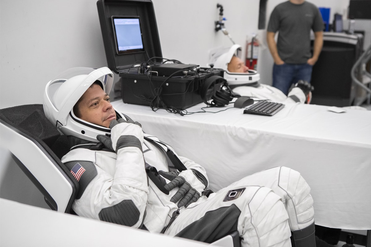 NASA SpaceX Crew Dragon Astronaut Suits Info space exploration commercial program elon musk mission 2020