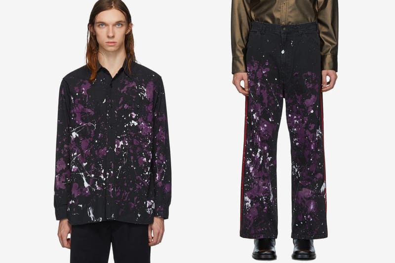 NEEDLES Latest Outfit Comes Covered in Purple Paint Splatters