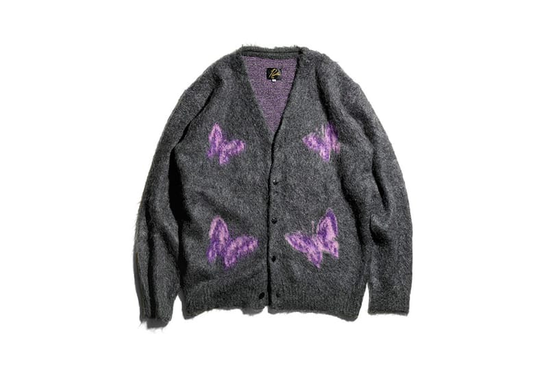needles butterfly cardigan