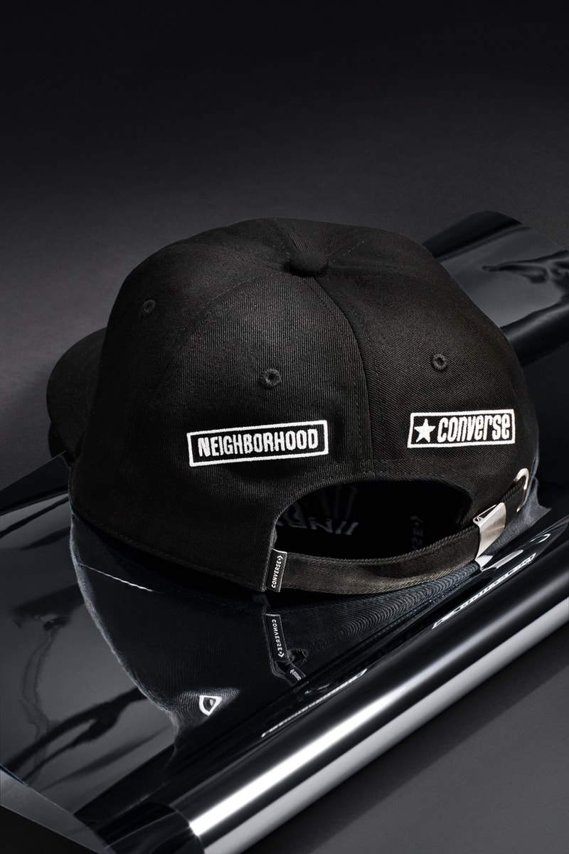 Takizawa Shinsuke Neighborhood Converse Motorcycle Blacked Out All Star Chuck 70 Jack Purcell Coach Jacket taylor collaboration collection apparel clothing fw19 fall winter 2019