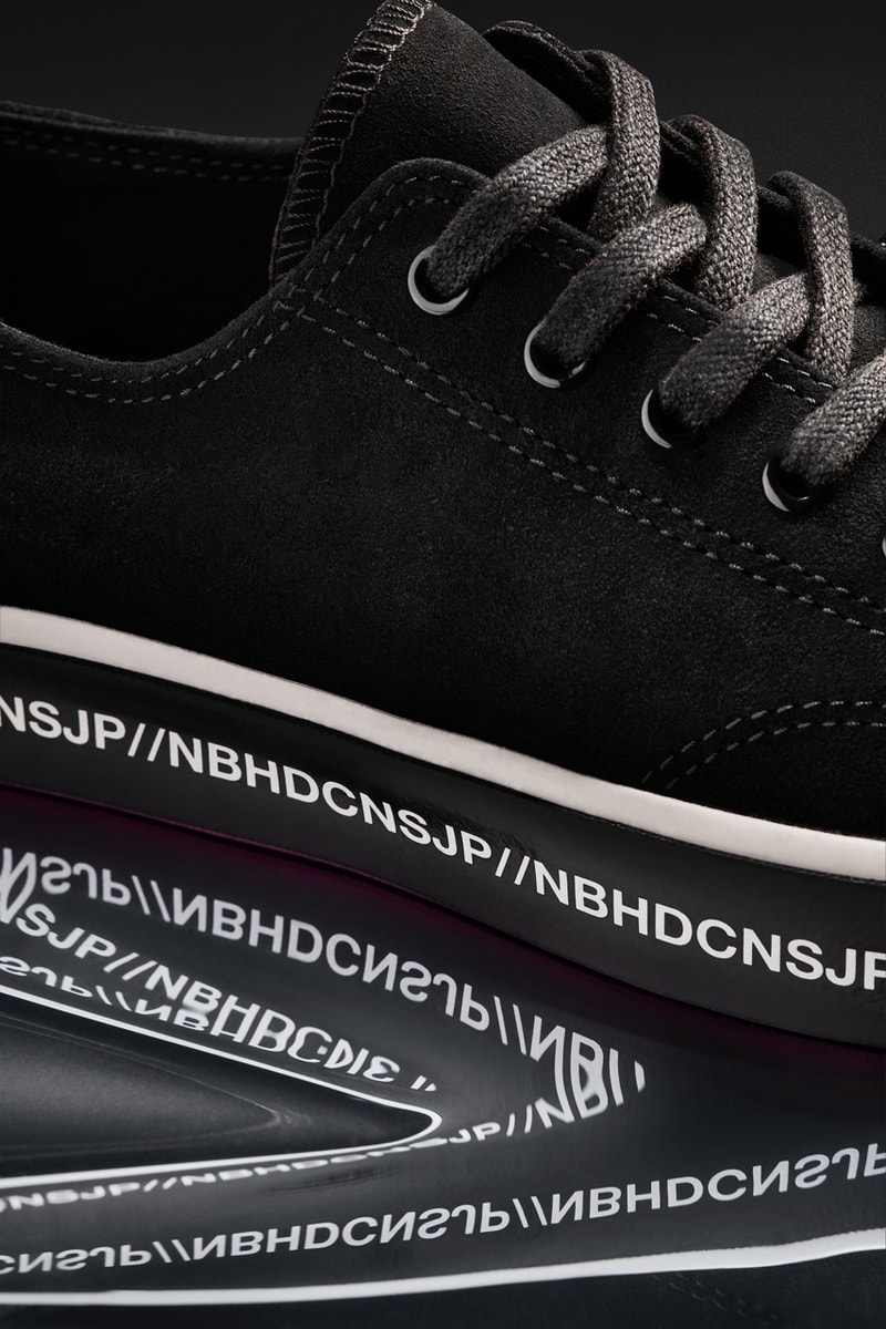 Takizawa Shinsuke Neighborhood Converse Motorcycle Blacked Out All Star Chuck 70 Jack Purcell Coach Jacket taylor collaboration collection apparel clothing fw19 fall winter 2019