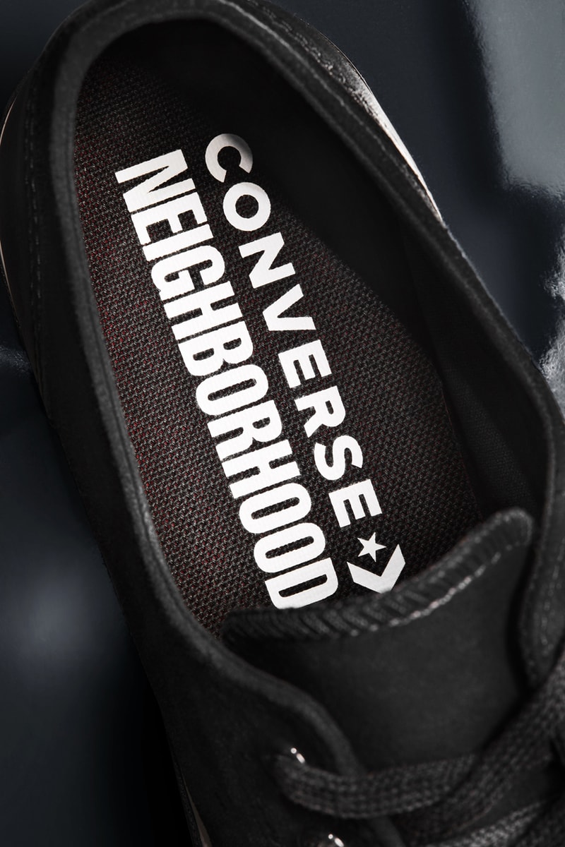 Takizawa Shinsuke Neighborhood Converse Motorcycle Blacked Out All Star Chuck 70 Jack Purcell Coach Jacket taylor collaboration collection apparel clothing fw19 fall winter 2019