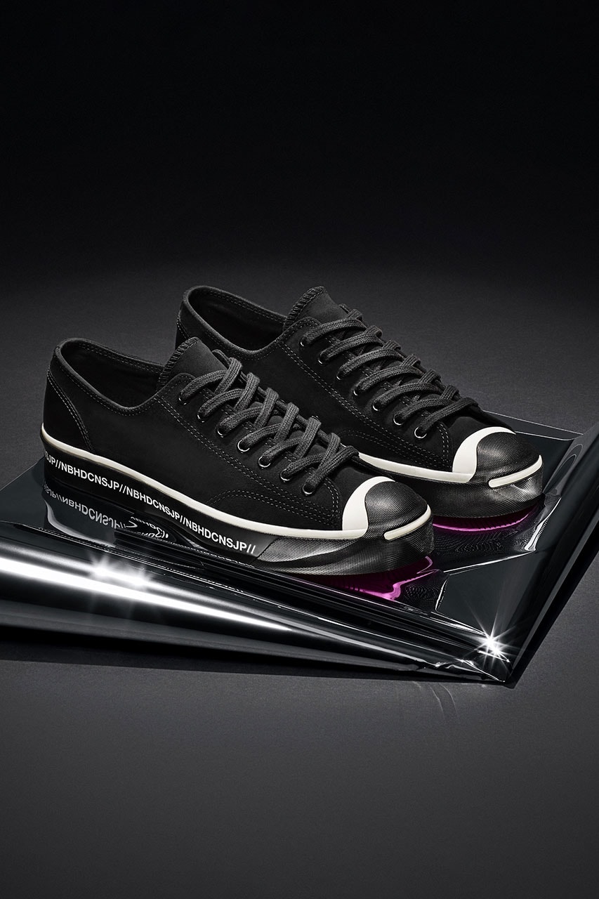 Takizawa Shinsuke Neighborhood Converse Motorcycle Blacked Out All Star Chuck 70 Jack Purcell Coach Jacket taylor collaboration collection apparel clothing fw19 fall winter 2019