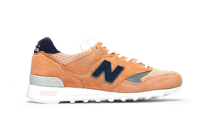 new balance grown up sneakersnstuff 577 release information sand navy blue pink release cop purchase details information trainers sneakers shoes