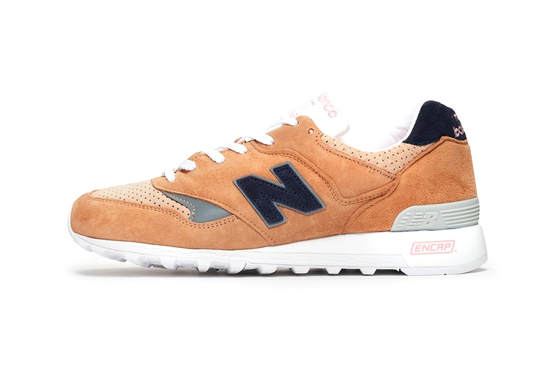 new balance grown up sneakersnstuff 577 release information sand navy blue pink release cop purchase details information trainers sneakers shoes
