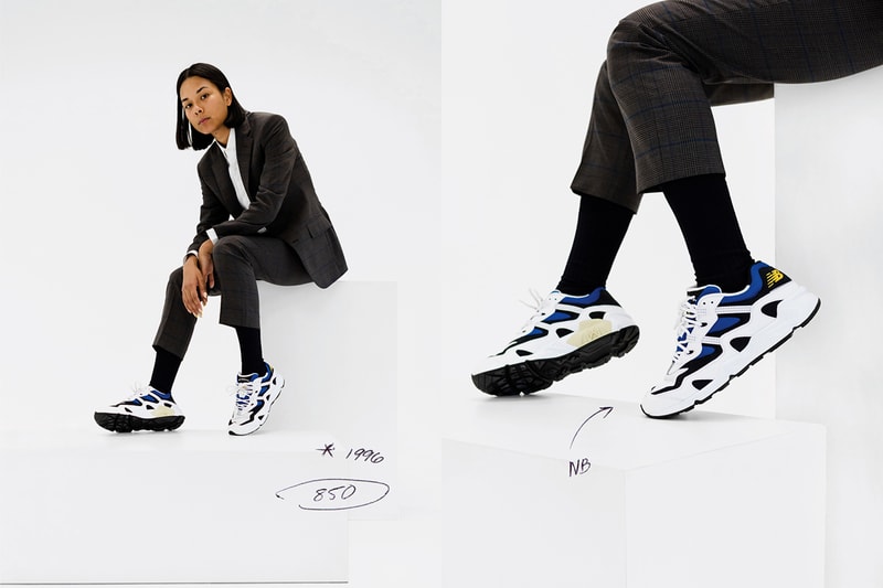 New Balance 850 Bodega North America Exclusive Release Drop Date Sneaker Footwear Dad Shoe Chunky Runner 1996 '90s Editorial Campaign Video Lookbook Boston Los Angeles Stores