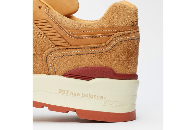 New Balance M997 Red Wing Shoe Company Amsterdam Leather Suede Premium Sneaker Release Information Limited Edition Luxury Pair Brown Tan Red Cream Gum
