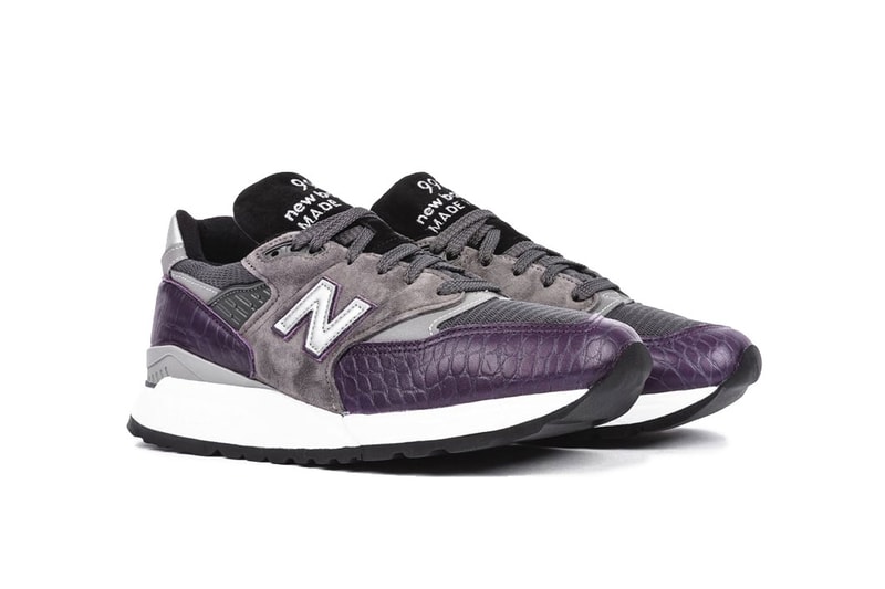 New Balance M998WH Made in USA Faux-Croc Print america 998 3m colorway