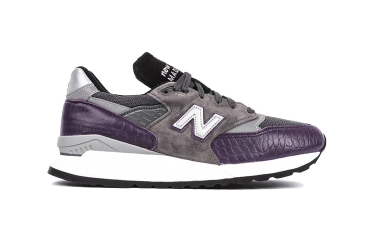New Balance Jazzes up M998 with Faux Croc Pattern