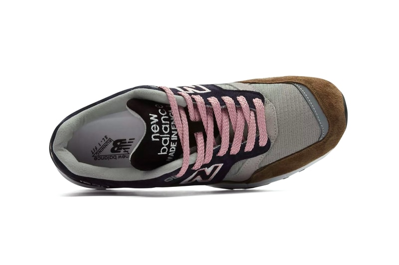 New Balance Made in UK 1530 Soft Haze Grey Khaki Navy suede nubuck pigskin leather handmade hand crafted revlite sole sneaker footwear 