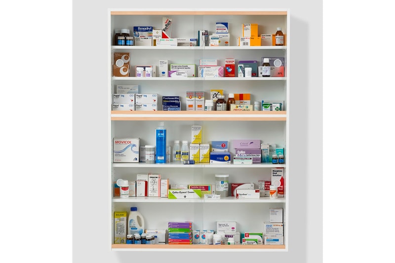 sprueth magers new order group exhibition damien hirst richard hambleton artworks sculptures installations video detial art