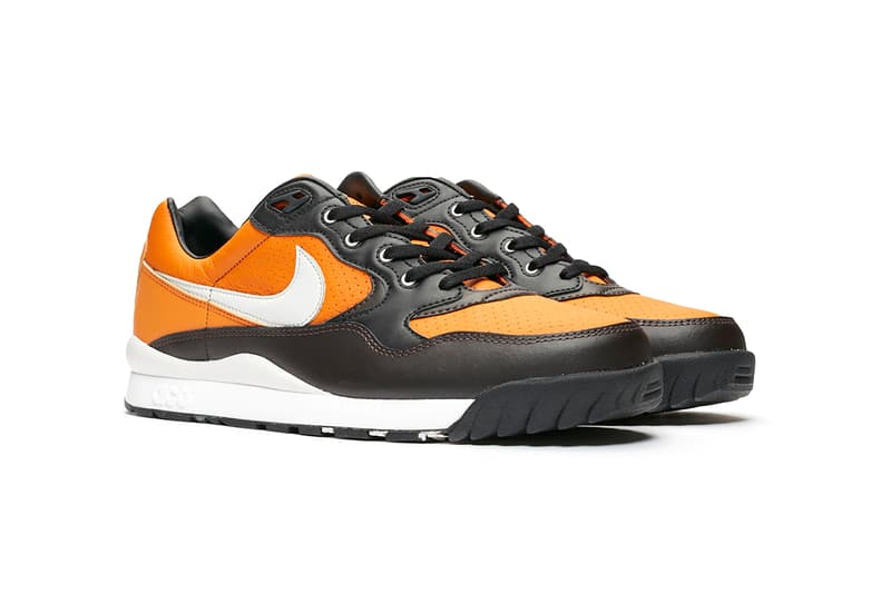 Nike ACG Air Wildwood "Monarch/Vast Grey" Sneaker Release Official Images Information Drop Date Retro Technical Footwear Triangle Logo Swoosh Perforated Detailing Premium Leather