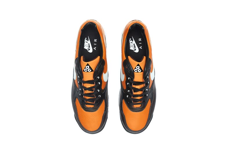 Nike ACG Air Wildwood "Monarch/Vast Grey" Sneaker Release Official Images Information Drop Date Retro Technical Footwear Triangle Logo Swoosh Perforated Detailing Premium Leather