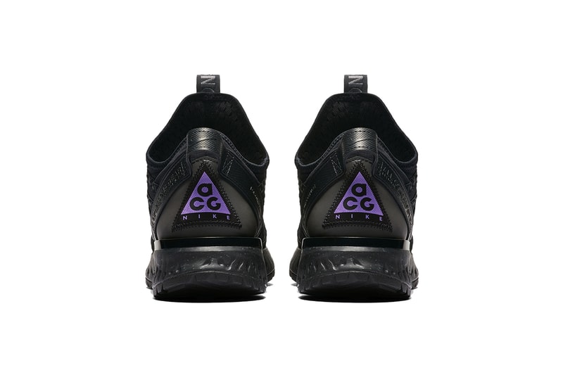 Nike ACG React Terra Gobe Black Space Purple Bright Crimson Release Info Bv6344-001 Bv6344-600 sneakersnstuff sns