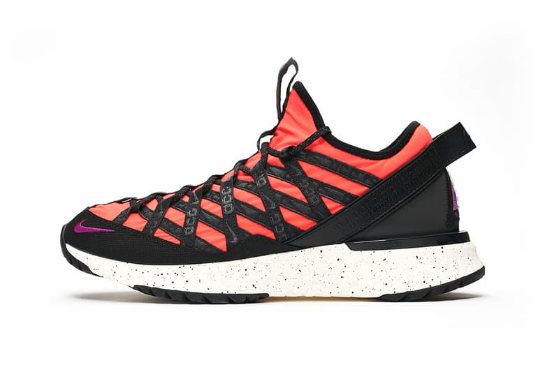 nike acg react terra gobe black purple