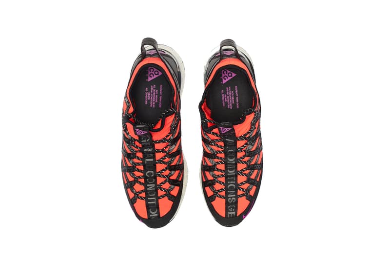 nike acg react terra gobe black purple
